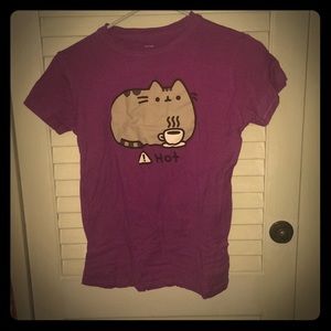 Pusheen purple graphic t shirt